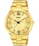 HMXT Gold Stainless Steel Analog Men's Watch