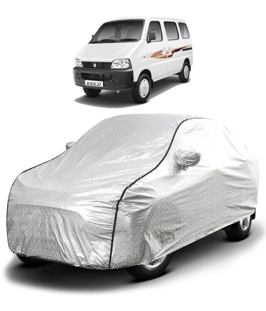     			GOLDKARTZ Car Body Cover for Maruti Suzuki All Car Models With Mirror Pocket ( Pack of 1 ) , Silver