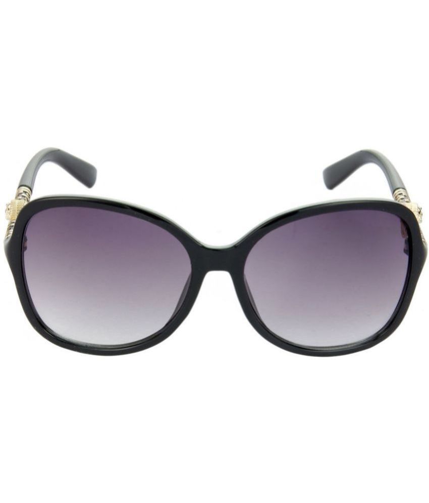     			Hrinkar Black Oval Sunglasses ( Pack of 1 )