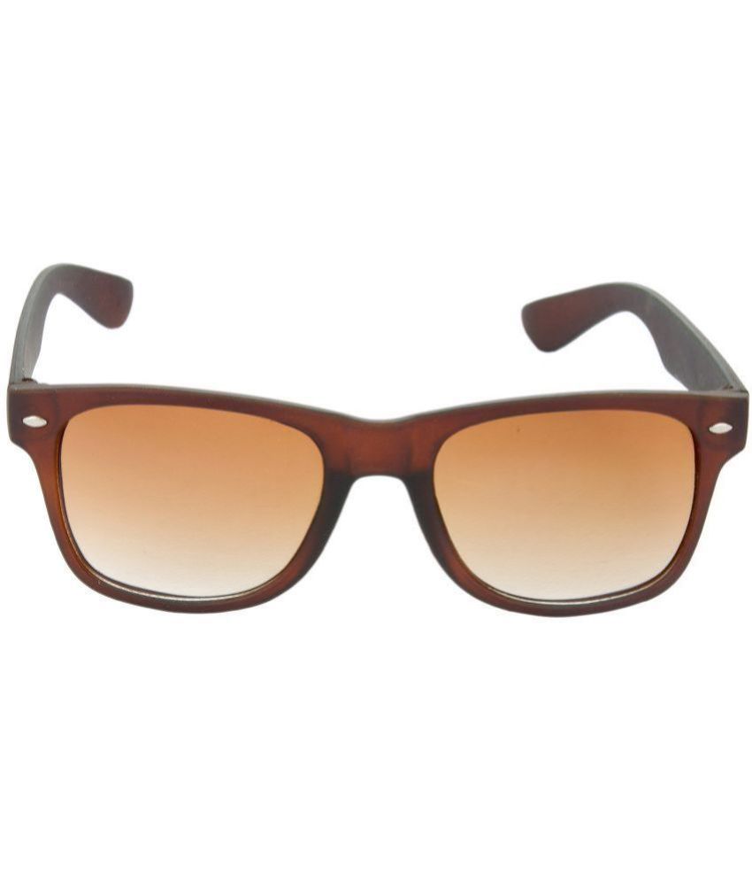     			Hrinkar Brown Square Sunglasses ( Pack of 1 )