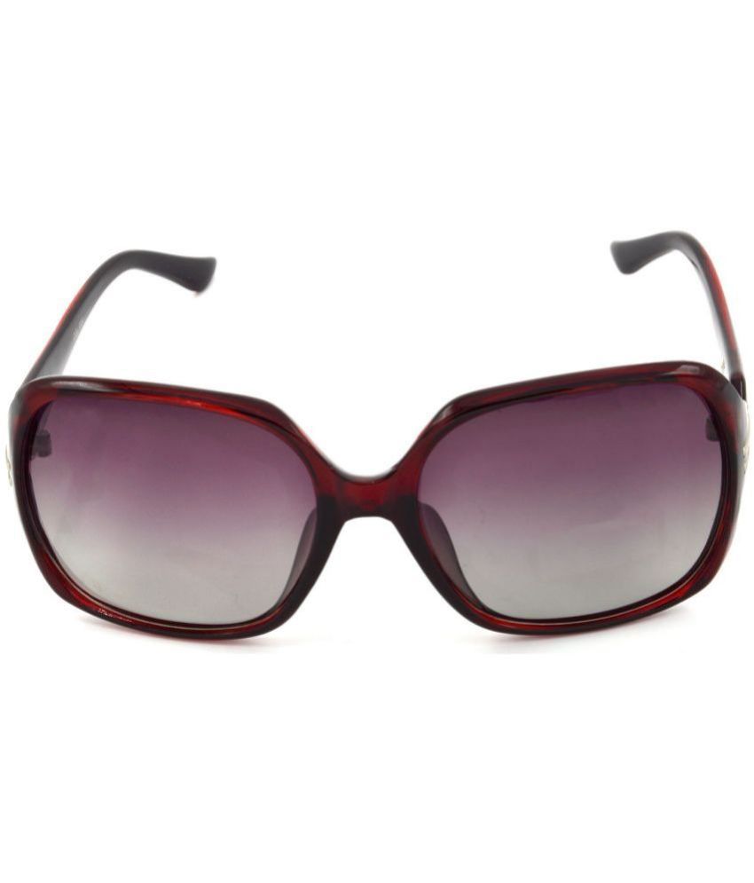     			Hrinkar Red Square Sunglasses ( Pack of 1 )