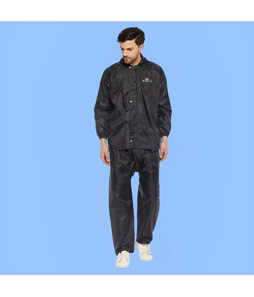     			PP Kurtis Black Polyester Men's Rain Suit ( Pack of 1 )