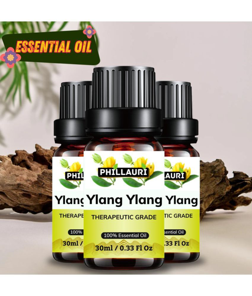     			Phillauri Ylang-Ylang Others Essential Oil Fruity With Dropper 90 mL ( Pack of 3 )