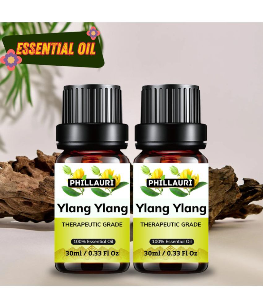     			Phillauri Ylang-Ylang Others Essential Oil Floral With Dropper 60 mL ( Pack of 2 )