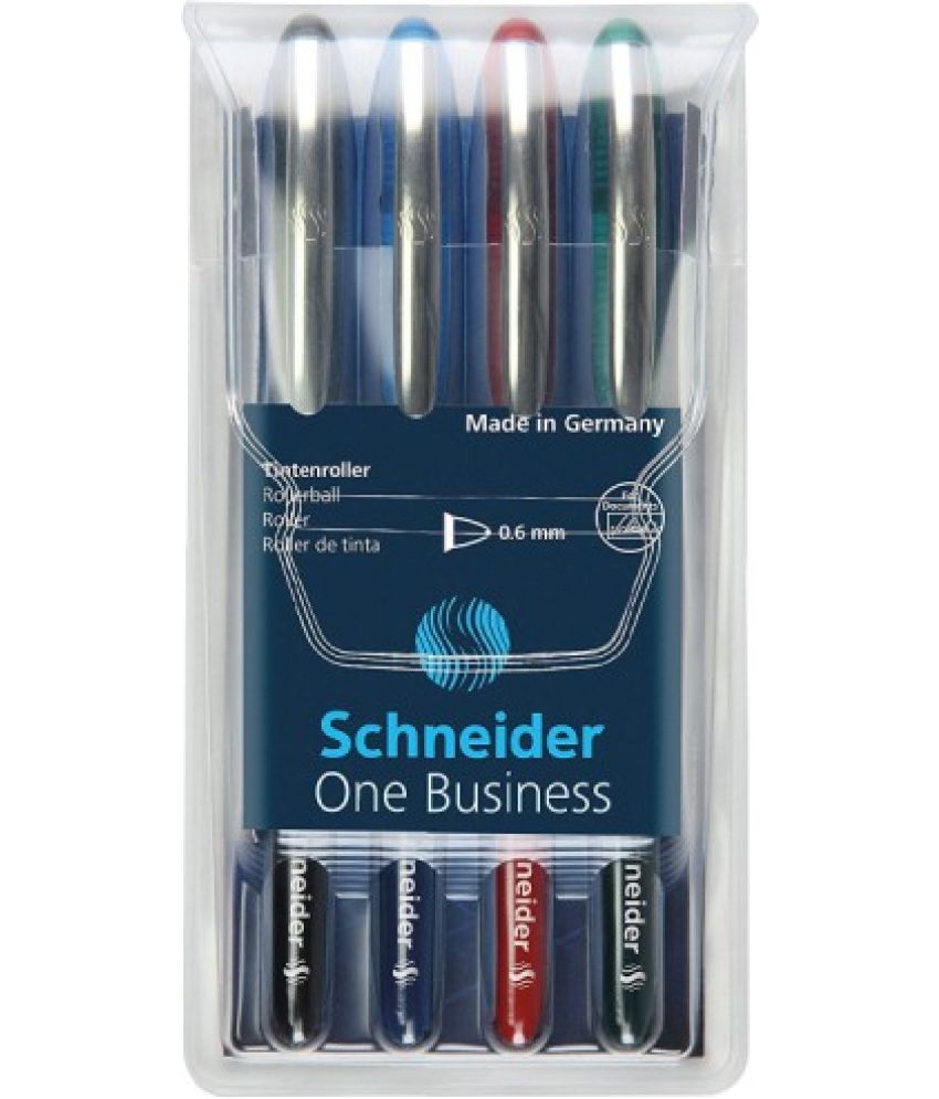     			Schneider 2705 One Business Roller Ball Pen Blue, Black, Red And Green