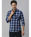 Solemio Cotton Regular Fit Full Sleeves Men's Formal Shirt - Navy ( Pack of 1 )