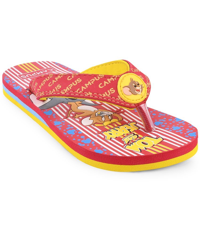     			Campus GCK-3001 Red Kids Flip Flop