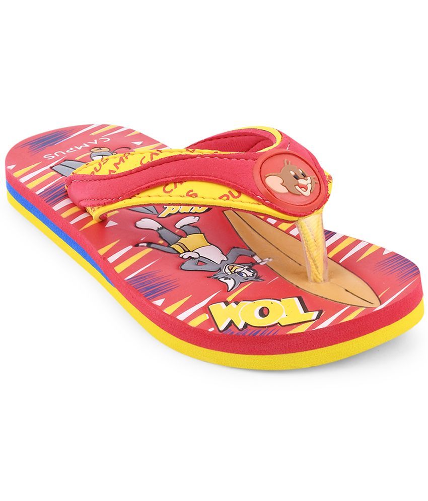     			Campus GCK-3002 Red Kids Flip Flop