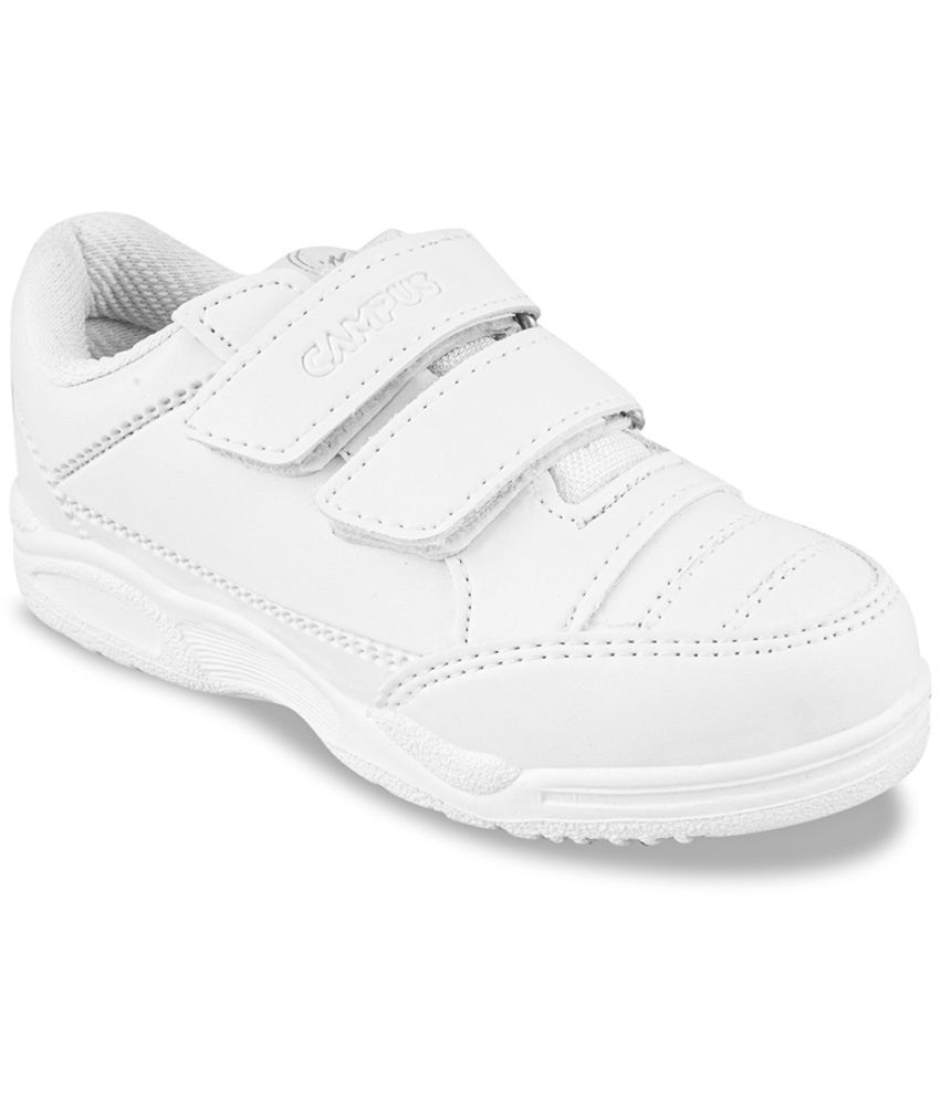     			Campus - White Boy's School Shoes ( 1 Pair )