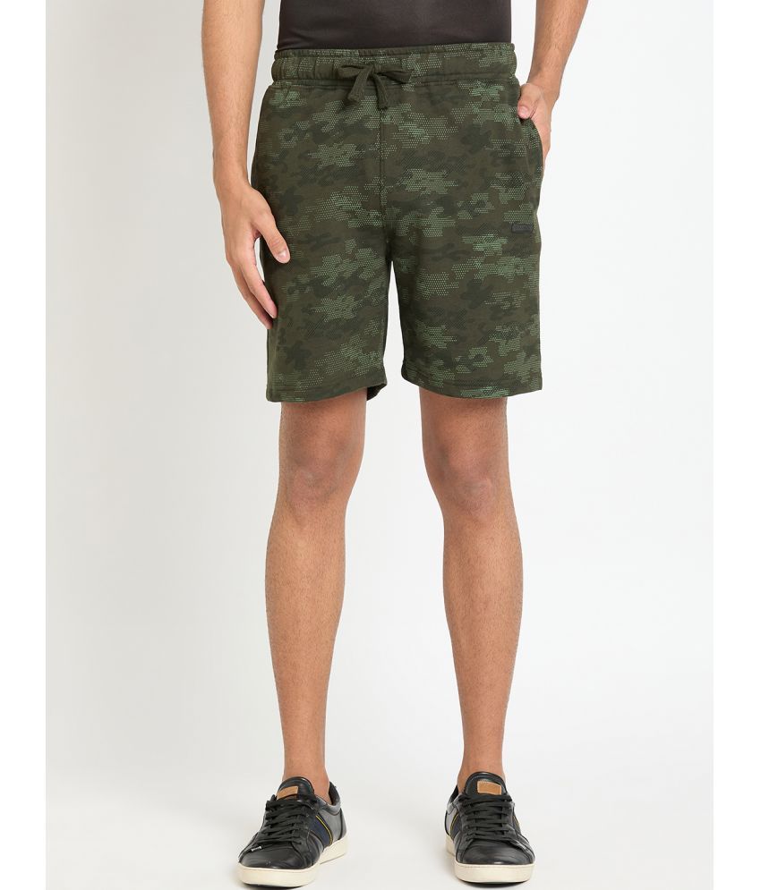     			Club York Olive Cotton Blend Men's Shorts ( Pack of 1 )