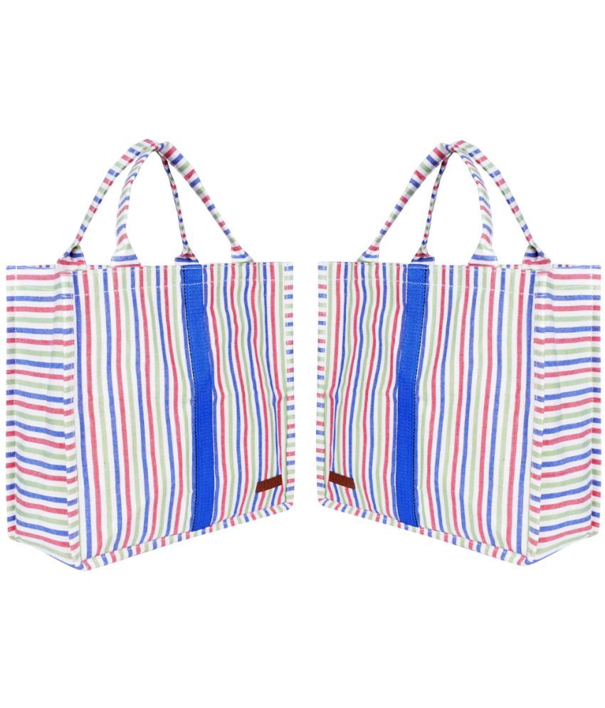     			ENSAC Multicolor Cotton Handheld Bag