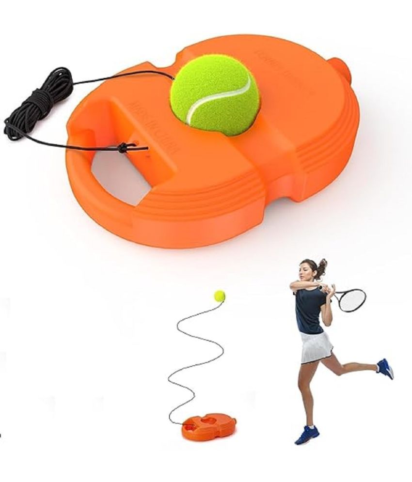     			FEDIFU  Tennis Trainer Rebound Ball with String Solo Tennis Trainer Set Self Tennis Practice Ball with String Cricket Trainer Rebound Ball with Rope Fill Sand or Water