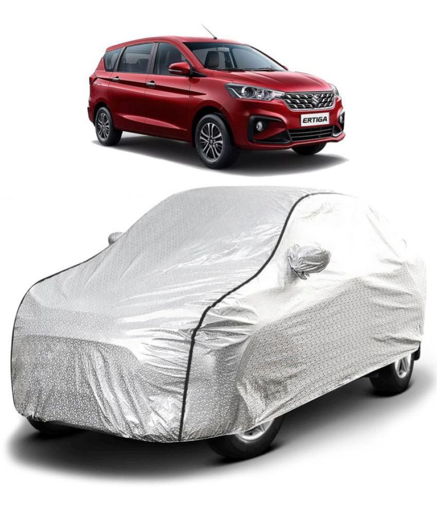     			GOLDKARTZ Car Body Cover for Maruti Suzuki Ertiga With Mirror Pocket ( Pack of 1 ) , Silver