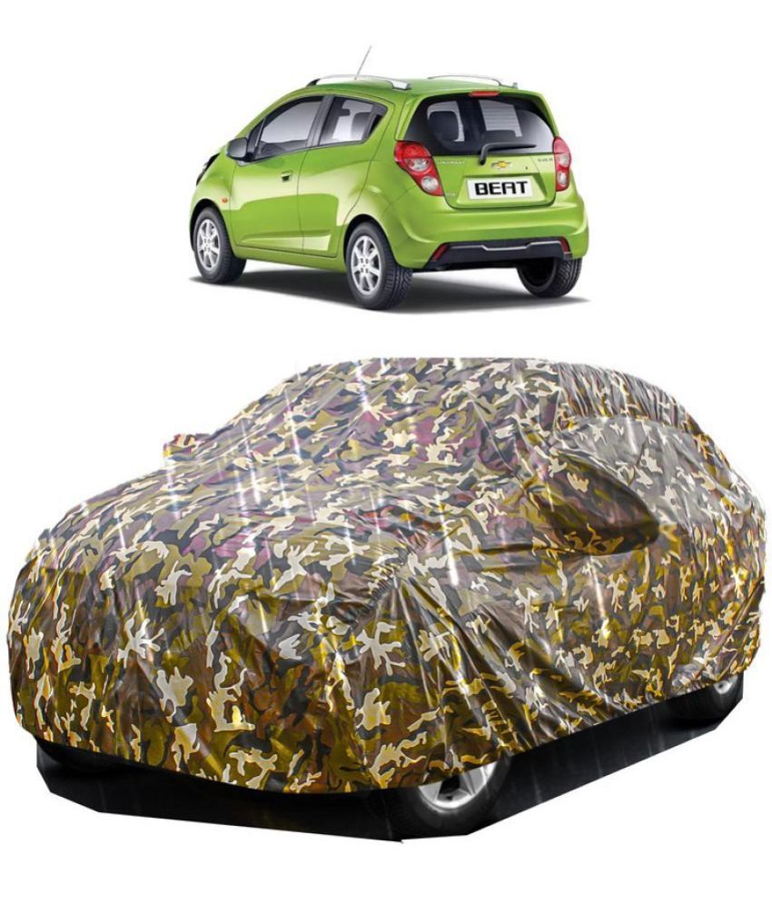     			GOLDKARTZ Car Body Cover for Chevrolet Beat With Mirror Pocket ( Pack of 1 ) , Multicolour