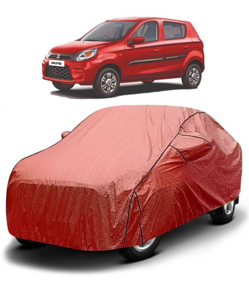     			GOLDKARTZ Car Body Cover for Maruti Suzuki Alto With Mirror Pocket ( Pack of 1 ) , Red