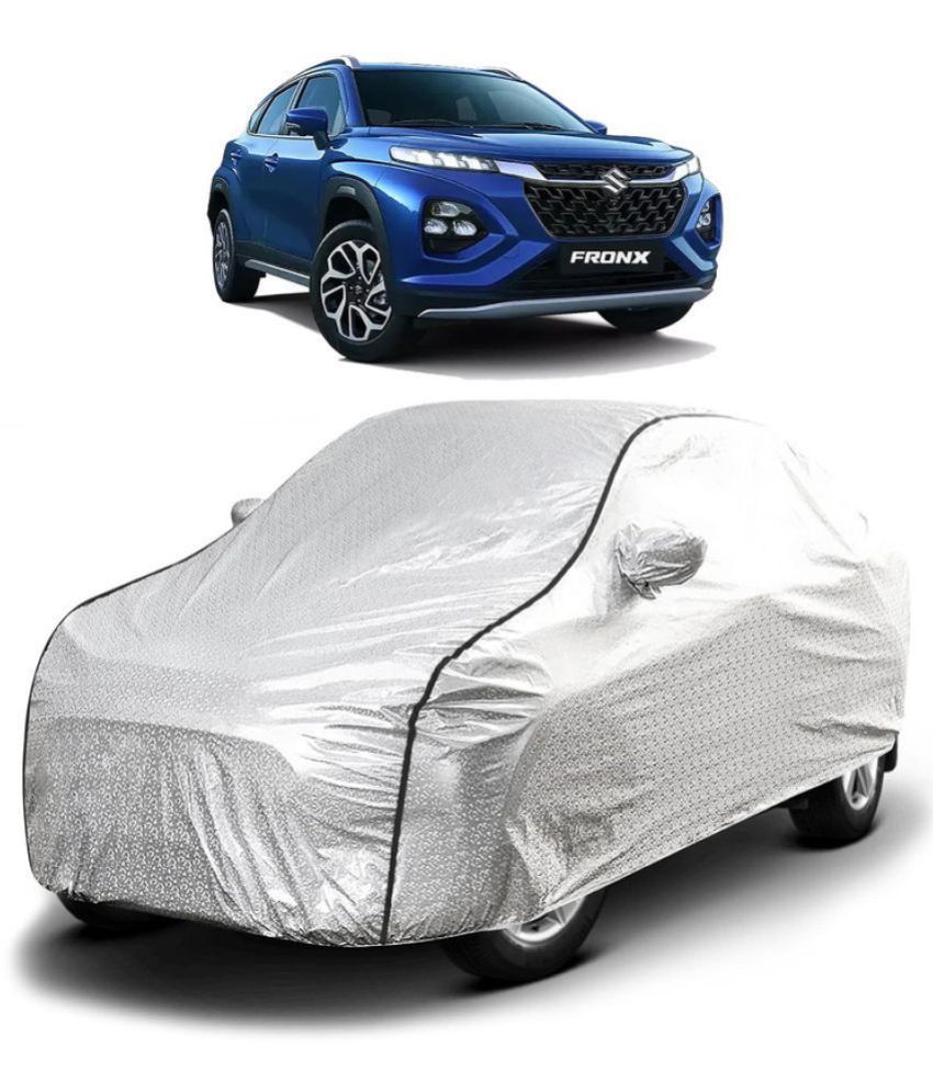     			GOLDKARTZ Car Body Cover for Maruti Suzuki All Car Models With Mirror Pocket ( Pack of 1 ) , Silver