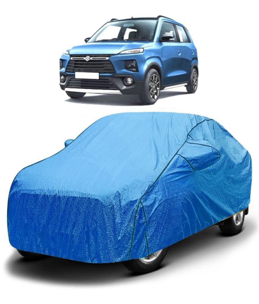     			GOLDKARTZ Car Body Cover for Maruti Suzuki All Car Models With Mirror Pocket ( Pack of 1 ) , Blue