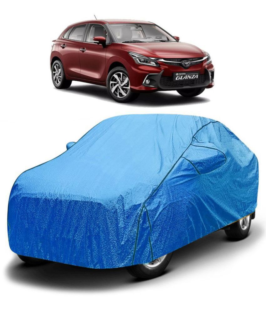     			GOLDKARTZ Car Body Cover for Toyota All Car Models With Mirror Pocket ( Pack of 1 ) , Blue