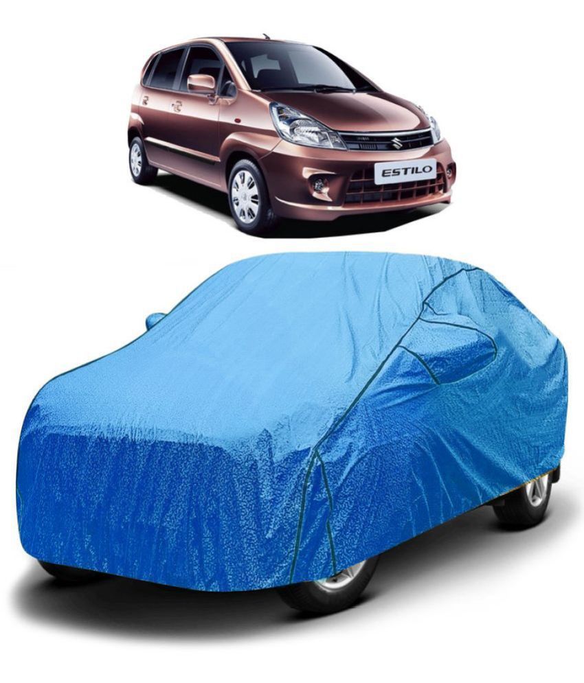     			GOLDKARTZ Car Body Cover for Maruti Suzuki Zen With Mirror Pocket ( Pack of 1 ) , Blue