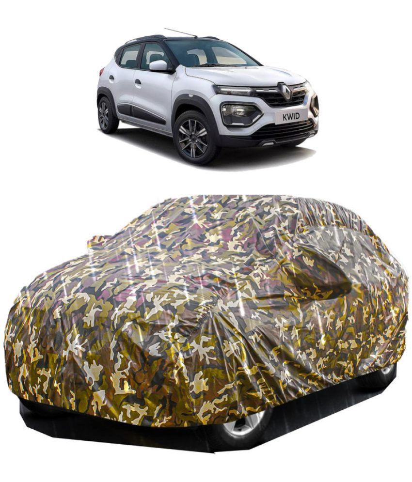     			GOLDKARTZ Car Body Cover for Renault Kwid With Mirror Pocket ( Pack of 1 ) , Multicolour