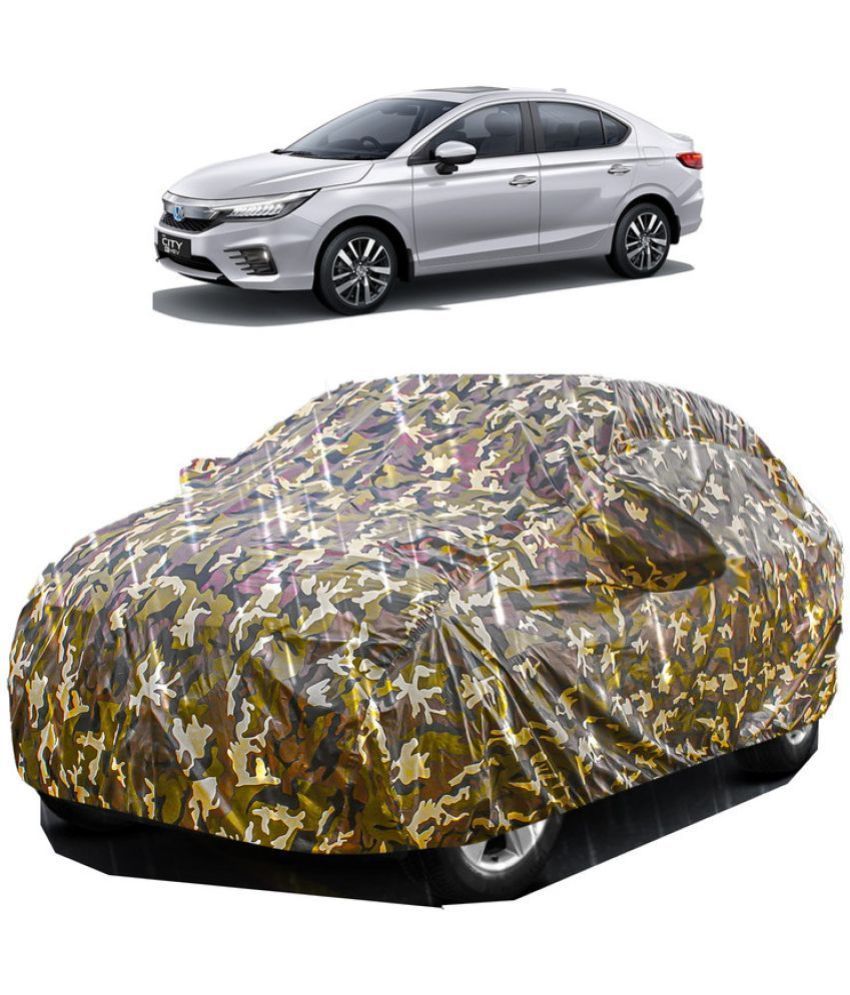     			GOLDKARTZ Car Body Cover for Honda City With Mirror Pocket ( Pack of 1 ) , Multicolour