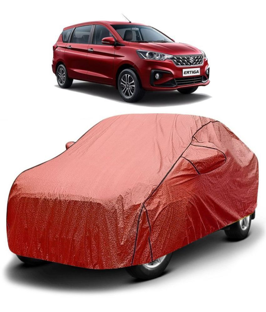     			GOLDKARTZ Car Body Cover for Maruti Suzuki Ertiga With Mirror Pocket ( Pack of 1 ) , Red