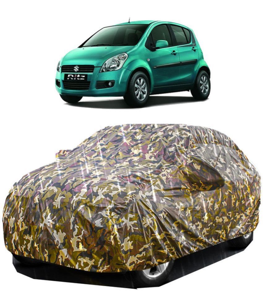     			GOLDKARTZ Car Body Cover for Maruti Suzuki Ritz With Mirror Pocket ( Pack of 1 ) , Multicolour