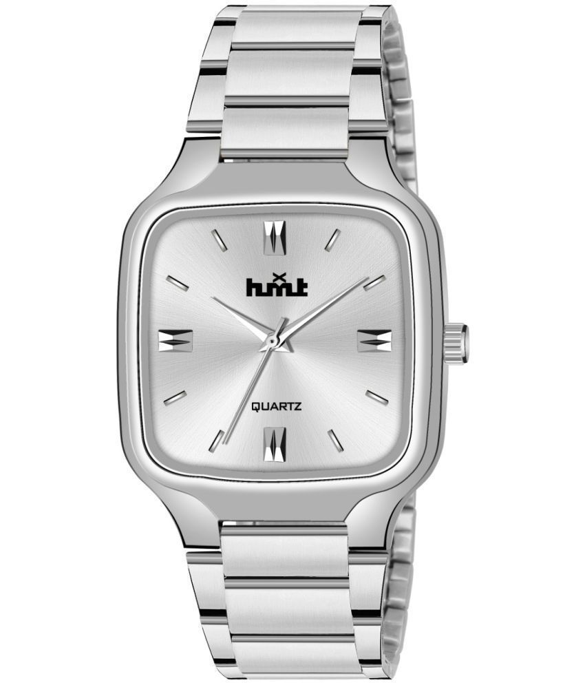     			HMXT Silver Stainless Steel Analog Men's Watch