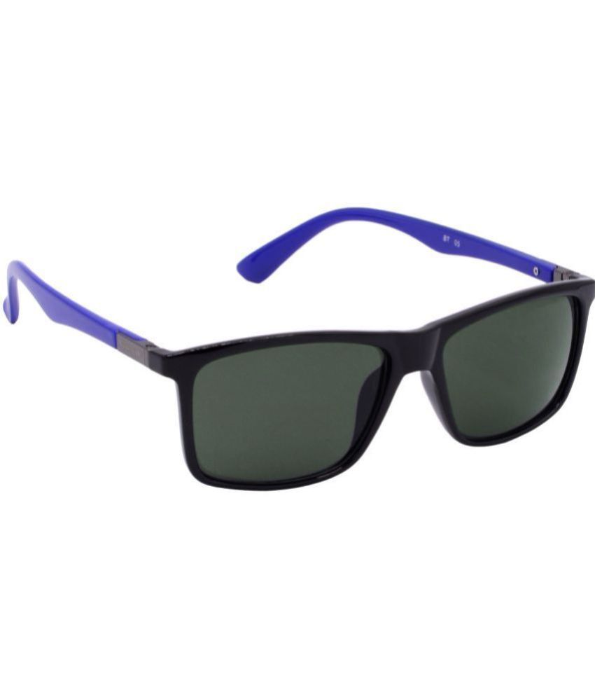     			Hrinkar Black Square Sunglasses ( Pack of 1 )