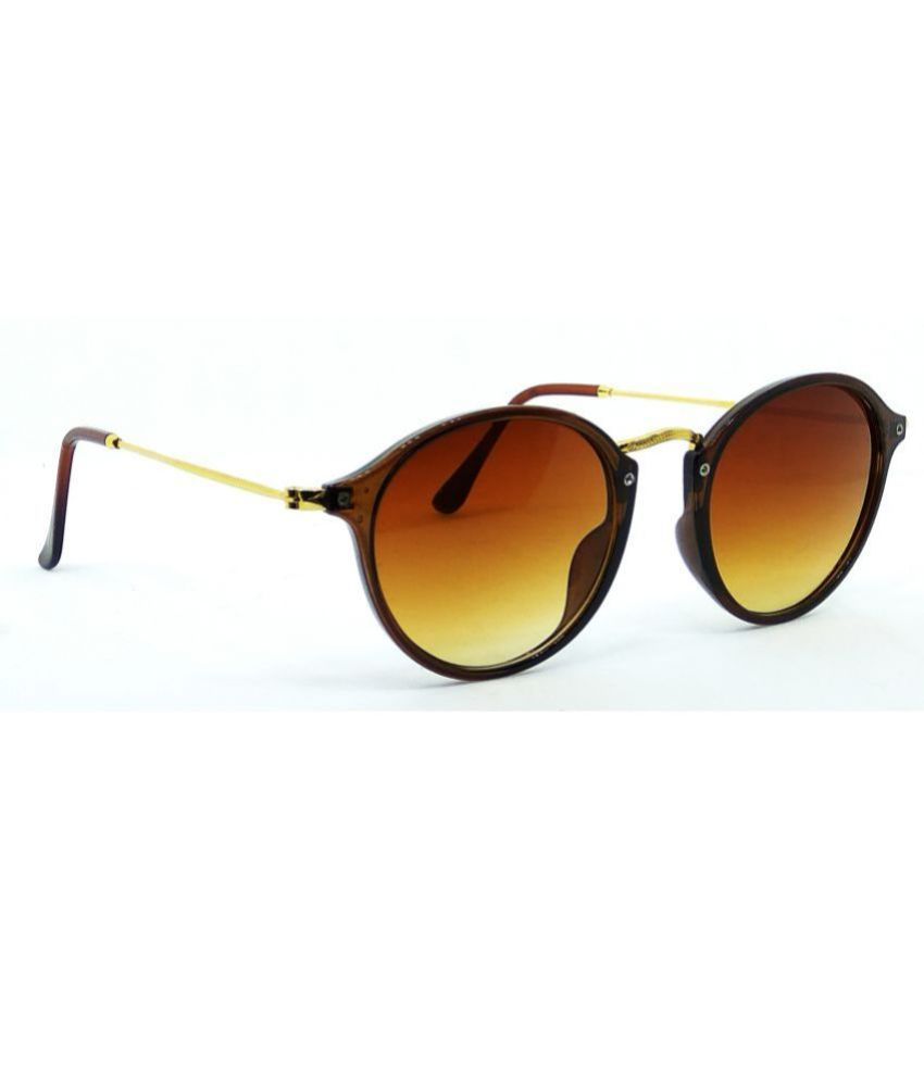     			Hrinkar Copper Panto Sunglasses ( Pack of 1 )