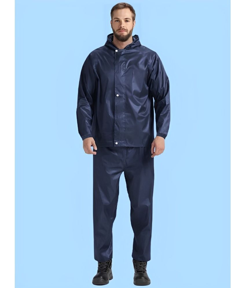     			PP Kurtis Navy Polyester Men's Rain Suit ( Pack of 1 )