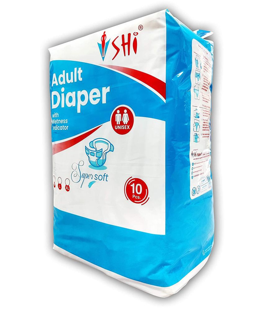     			Shi Super Soft Adult Diaper (Tape Style) Medium 10 Pcs