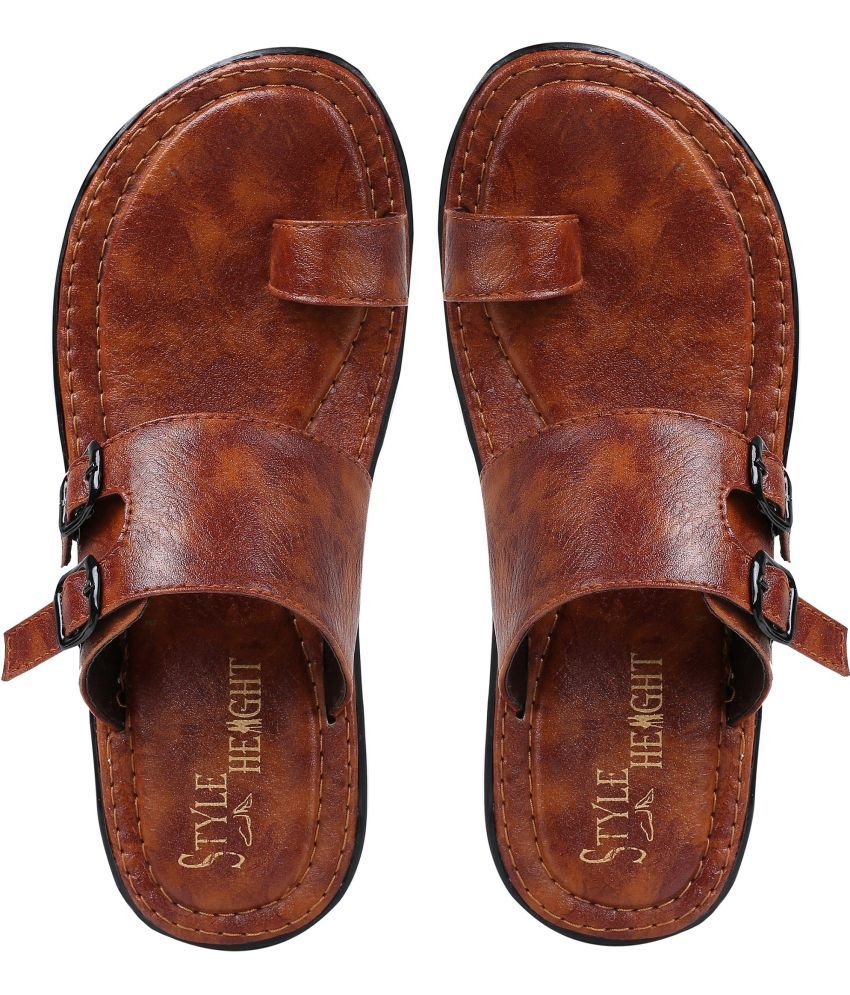     			Style Height Tan Men's Leather Slipper