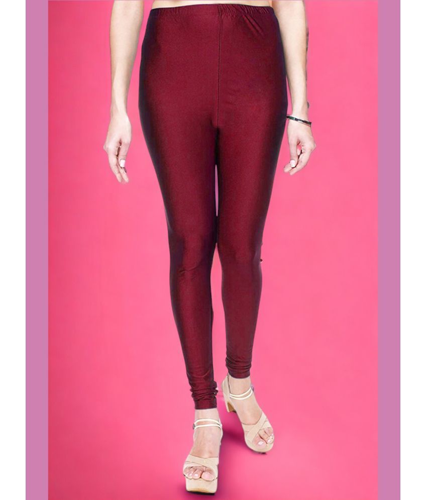     			Colorscube - Maroon Lycra Women's Leggings ( Pack of 1 )