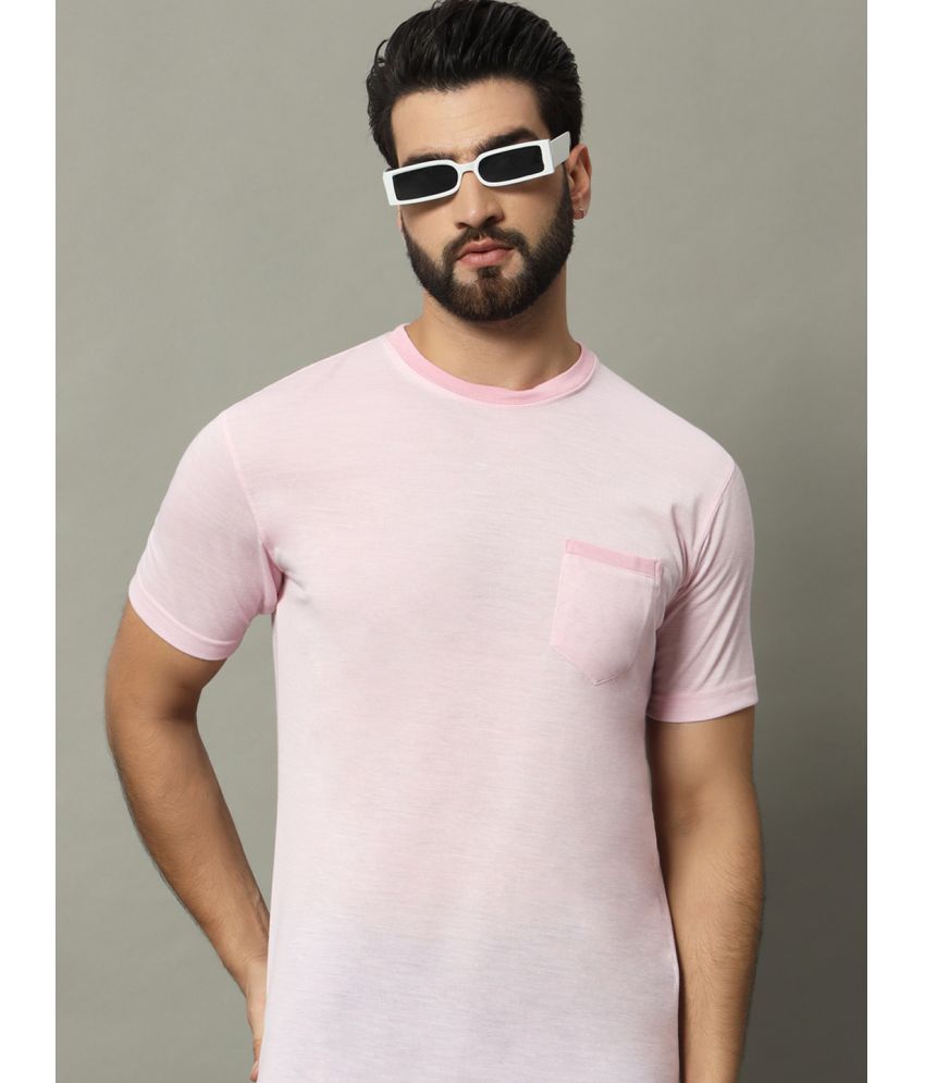     			GET GOLF Cotton Blend Regular Fit Solid Half Sleeves Men's T-Shirt - Pink ( Pack of 1 )