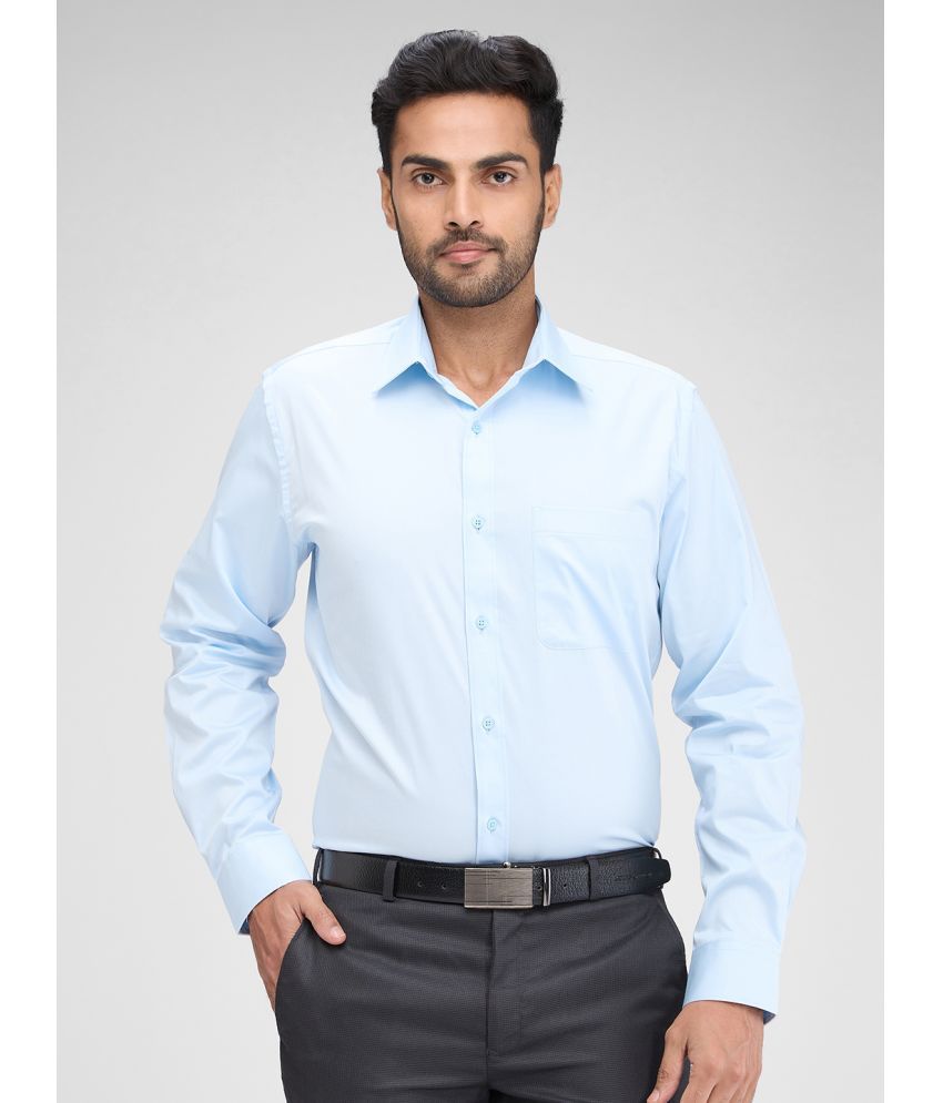     			Raymond Cotton Slim Fit Full Sleeves Men's Formal Shirt - Blue ( Pack of 1 )