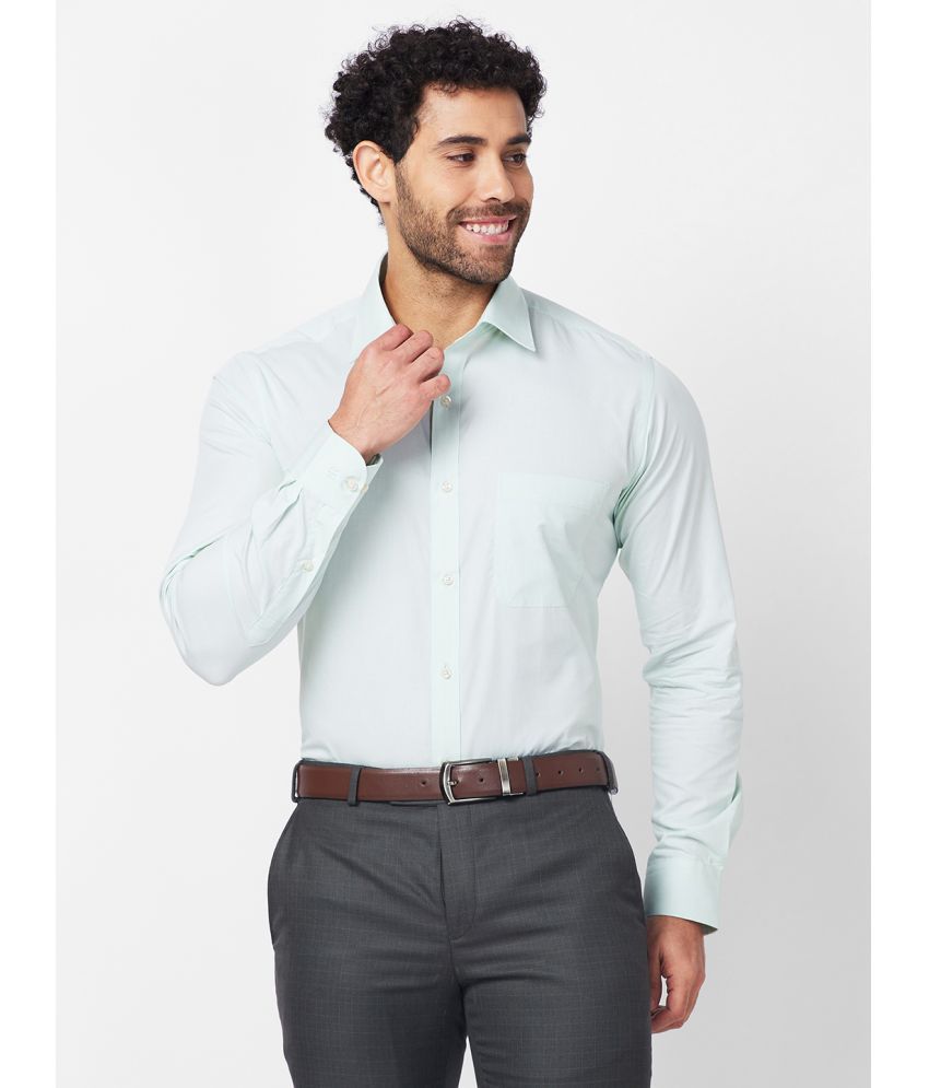     			Raymond Cotton Slim Fit Full Sleeves Men's Formal Shirt - Green ( Pack of 1 )