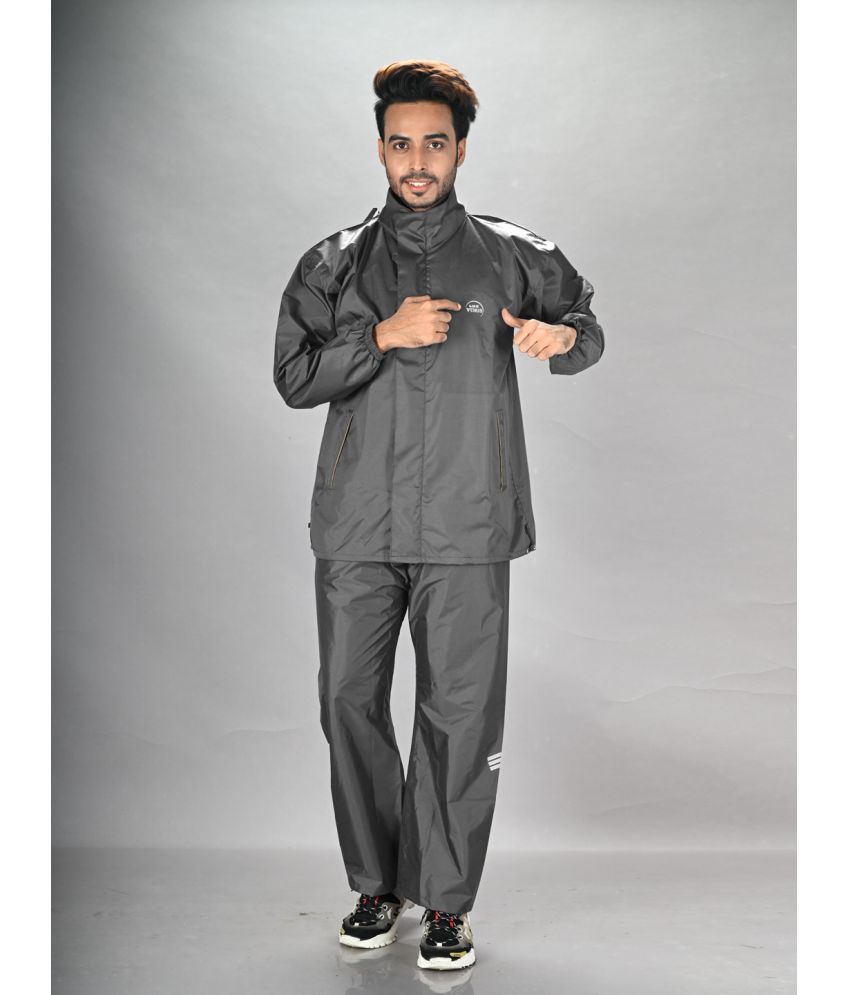     			lux venus Grey PVC Men's Rain Suit ( Pack of 1 )