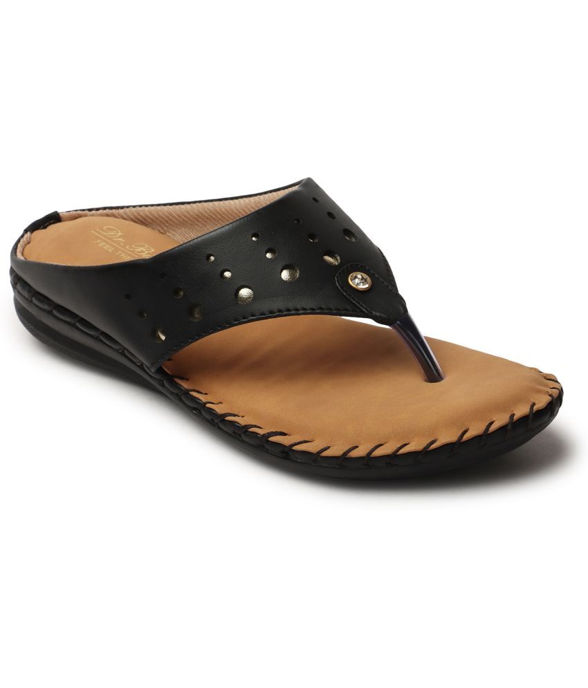     			BIG BIRD Black Women's Flats