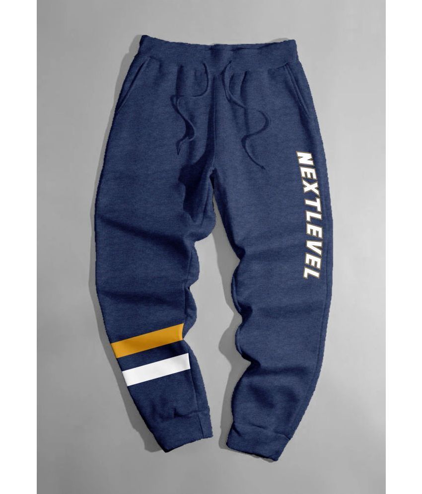     			CODEZ Blue Fleece Boys Trackpant ( Pack of 1 )