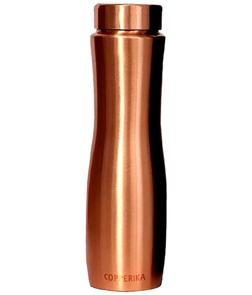     			Copperika Essentail Copper Water Bottle 1 Liter Copper Copper Water Bottle 1000 mL ( Set of 1 )