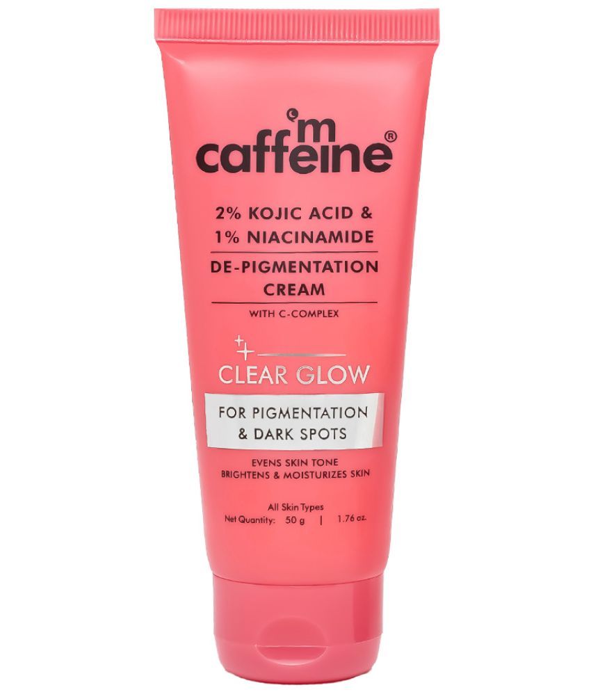     			mCaffeine Clear Glow De-Pigmentation Cream Reduce Dark Spots 50 g (Pack of 1)