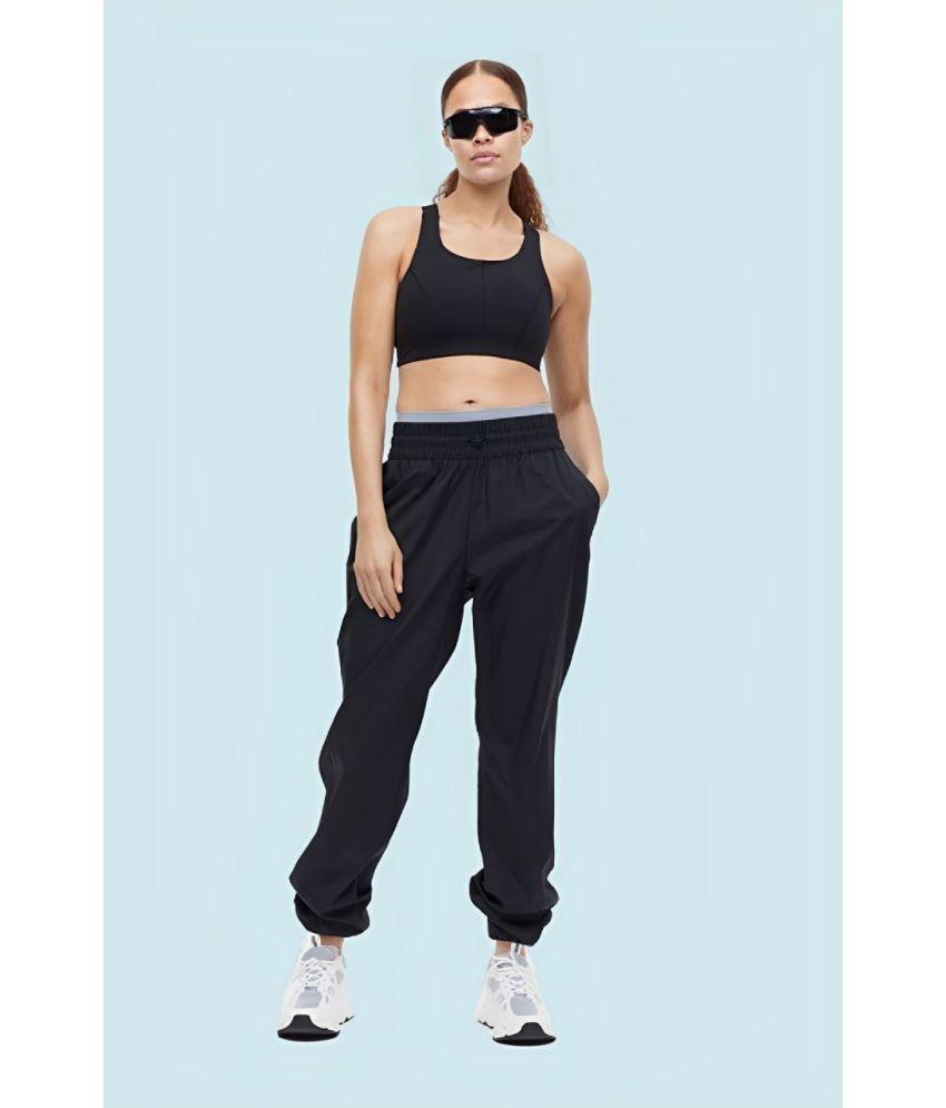     			PP Kurtis Black Lycra Loose Women's Joggers ( Pack of 1 )