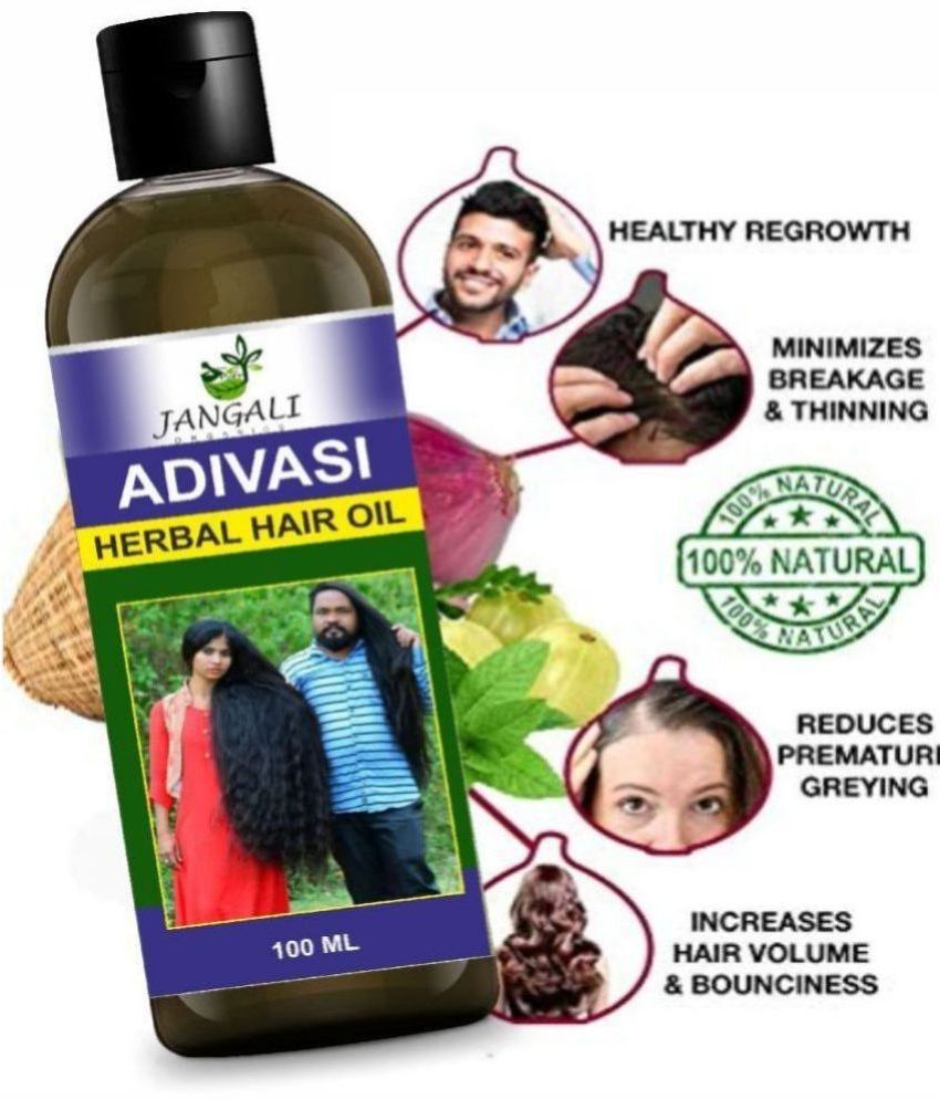     			Pure Jangali Organics Hair Growth Bhringraj Oil 100 ml ( Pack of 1 )