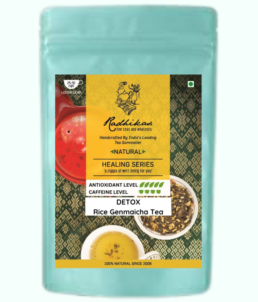     			RADHIKAS FINE TEAS AND WHATNOTS 50 gm Genmaicha Green Tea ( Loose Leaf )