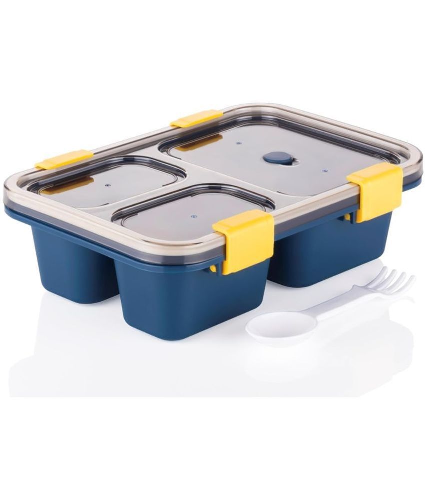     			iview kitchenware 3 Compartment School/College Plastic Lunch Box 1 - Container ( Pack of 1 )