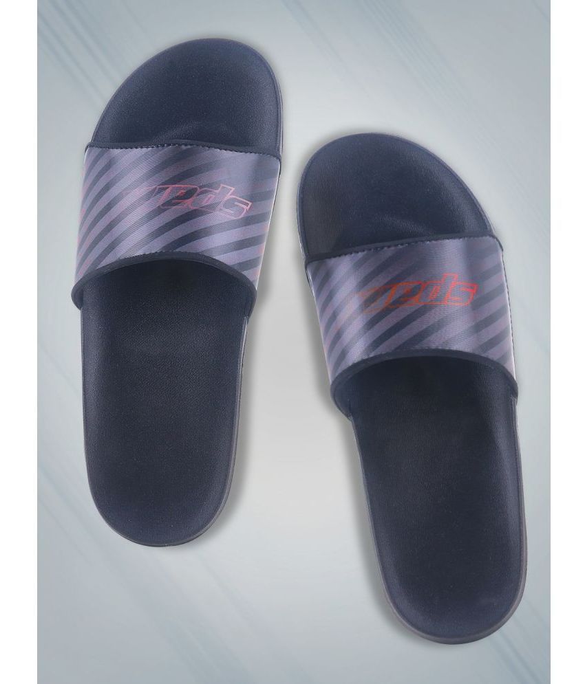     			Sparx Black Men's Slide Flip Flop