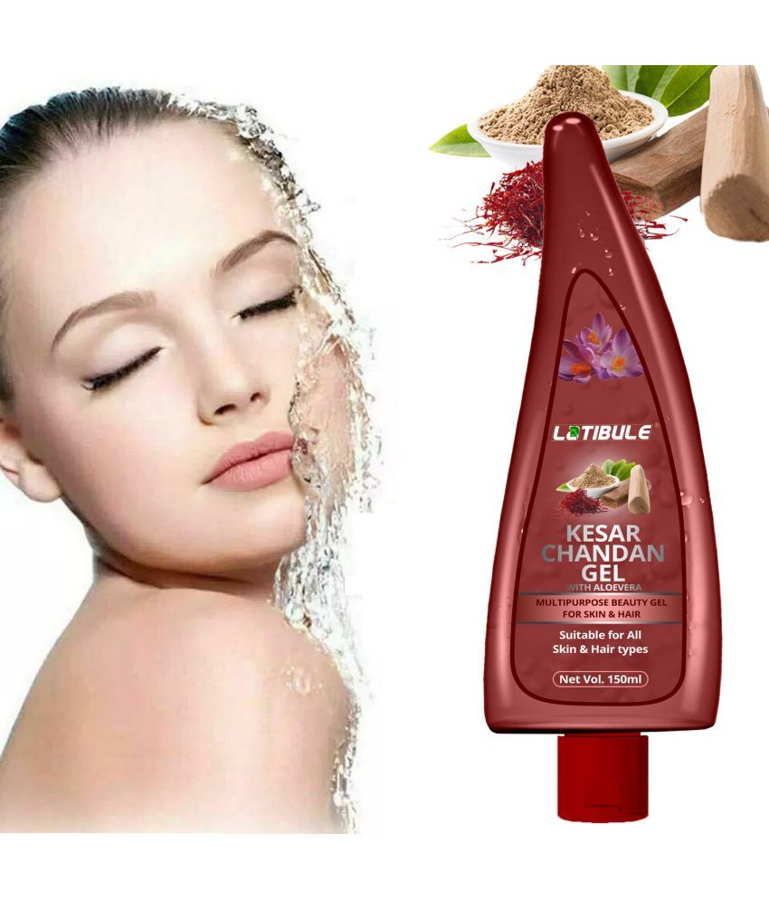     			Latibule Kesar Chandan Gel with Aloe Vera For Skin & Hair, Multipurpose Beauty Gel,150 ml,Pack of 1