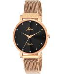 Jainx Rose Gold Metal Analog Womens Watch