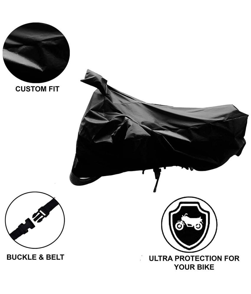     			AutoRetail Bike Body Cover for Hero Pleasure ( Pack of 1 ) , Black